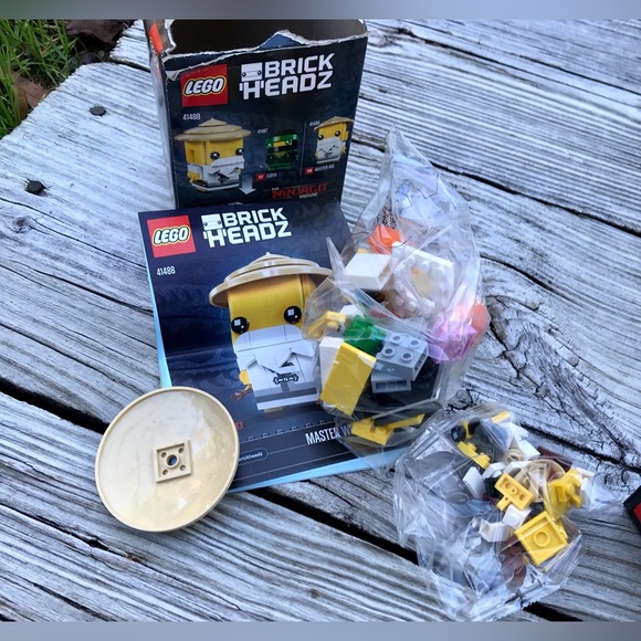 NEW Open Box LEGO BRICKHEADS 41488 Master Wu Large Building Block Figure - Picture 6 of 9